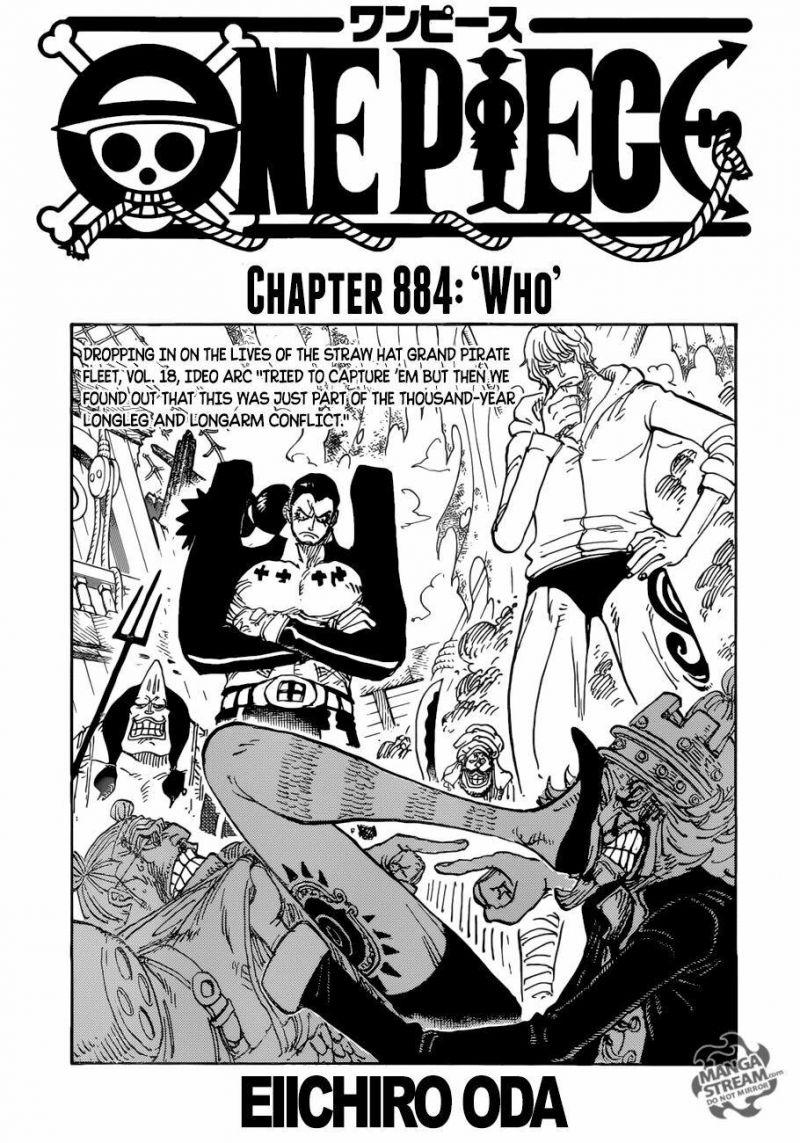 đảo hải tặc - one piece chapter 884 1