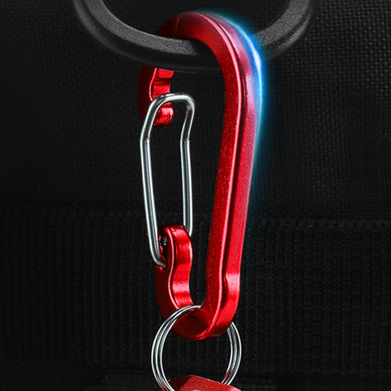 Portable Fishing Rod Holder Clip, Fishing Gear, with Carabiner Clamp for Fishing Equipment