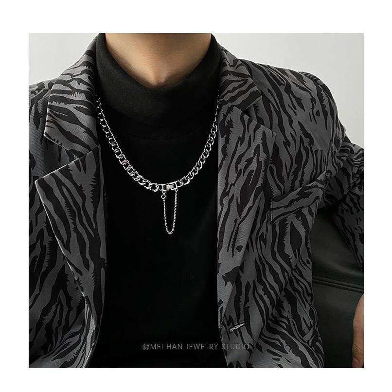 Dây Chuyền Vòng Cổ Nam Nữ Chuỗi Trơn Cuban Chain Xích Basic Thời Trang Ngầu Hiphop Titan Đẹp Không Gỉ - Maxshopdoc