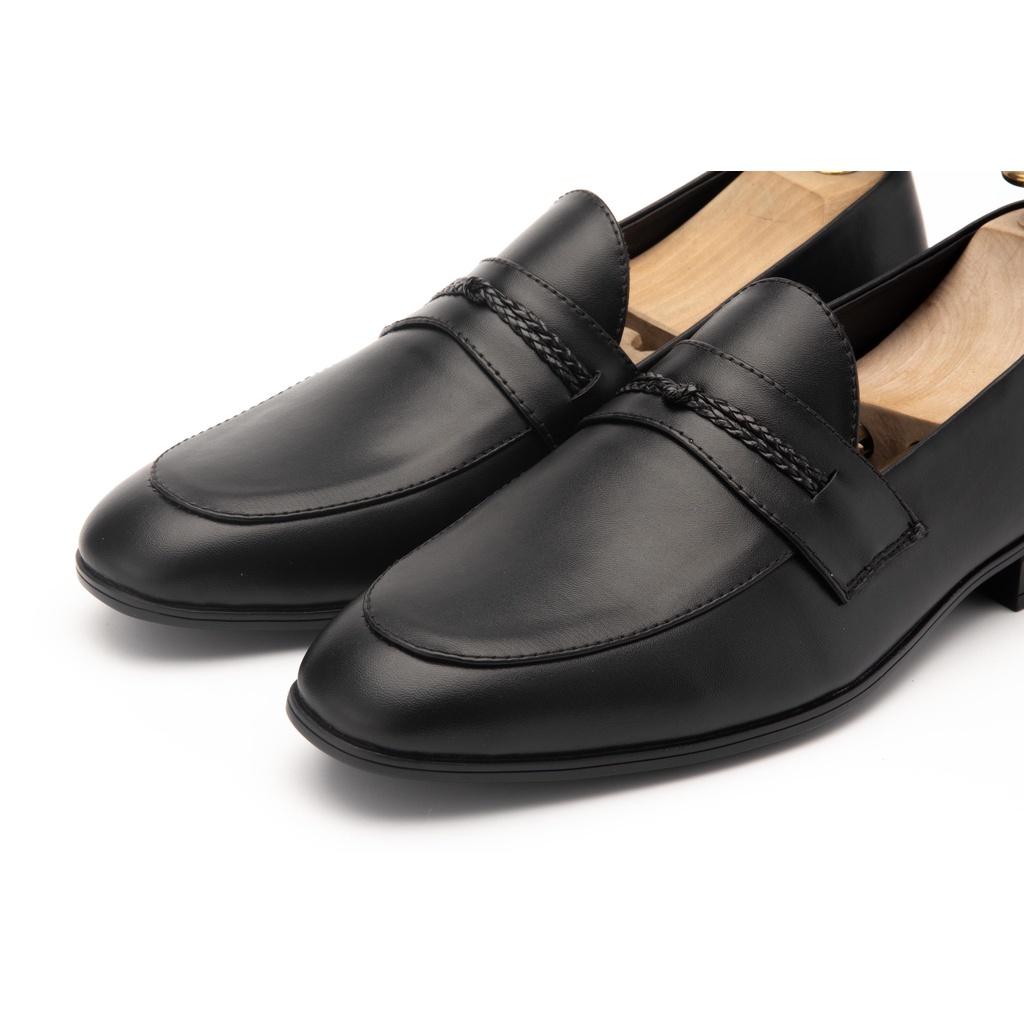 Giày Lười Nam Công Sở Đẹp Giá Rẻ Size 38 Đến 43 Màu Đen - V1