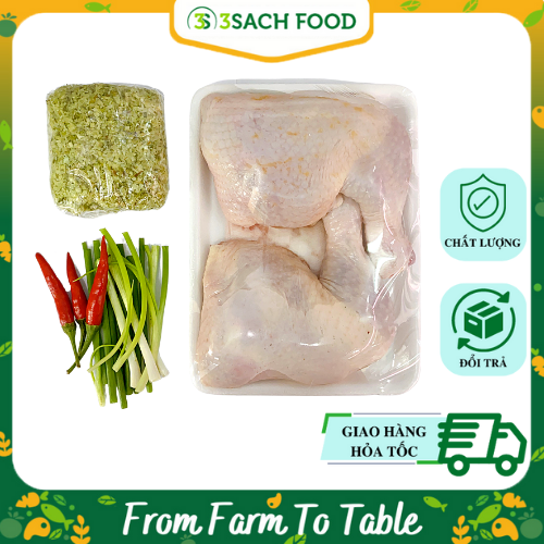 Đùi Góc Tư Gà Ướp Sả Ớt