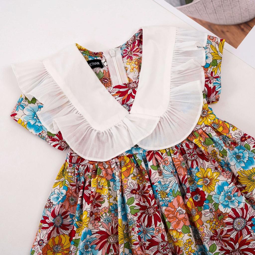 Váy bé gái, đầm bé gái hoa nhí họa tiết các loại hoa rực rỡ sang chảnh cho bé gái Mom's Choice