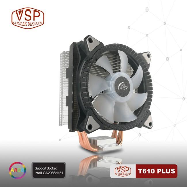 Quạt Tản Nhiệt Fan T610 PLUS (6U-12cm) Sync LED ARGB