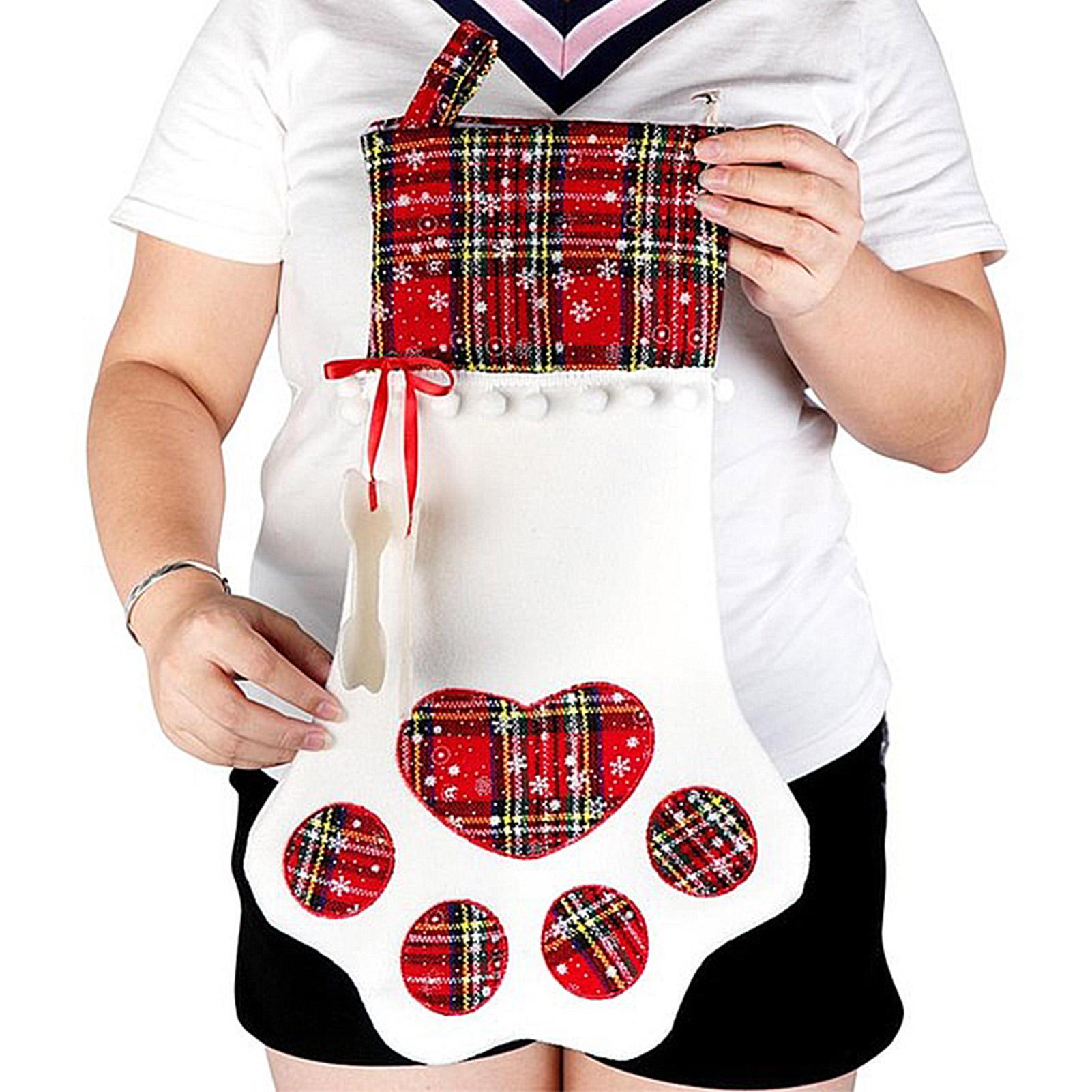 Vớ Trang trí Cây thông Noel hình bàn chân mèo