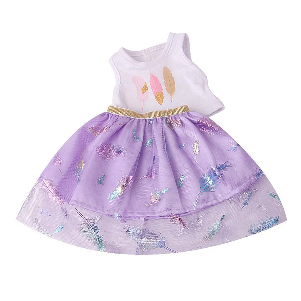 18'' American Doll Clothes +Skirt Girl Doll Accs Girls Gifts black