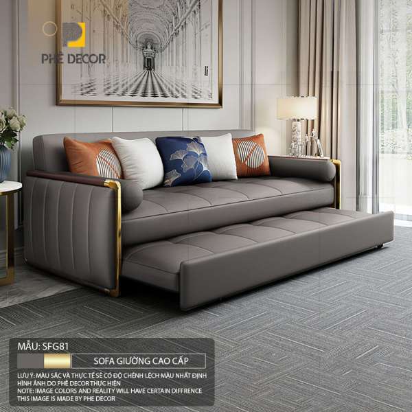 SOFA GIƯỜNG CAO CẤP MANAROLA - SFG81 - Dáng chữ L 220cm