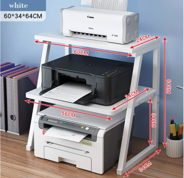 Kệ máy in văn phòng 3 tầng Printer Stand Table Shelf Cabinet Desk