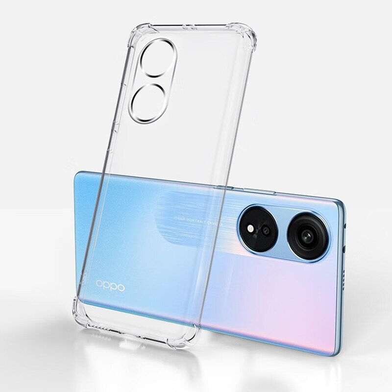 ỐP Dẻo Trong Chống Sốc Cho Oppo Reno8 T 5G Trong Suốt, 4 góc chống sốc, Khoeét Lỗ bảo vệ camera