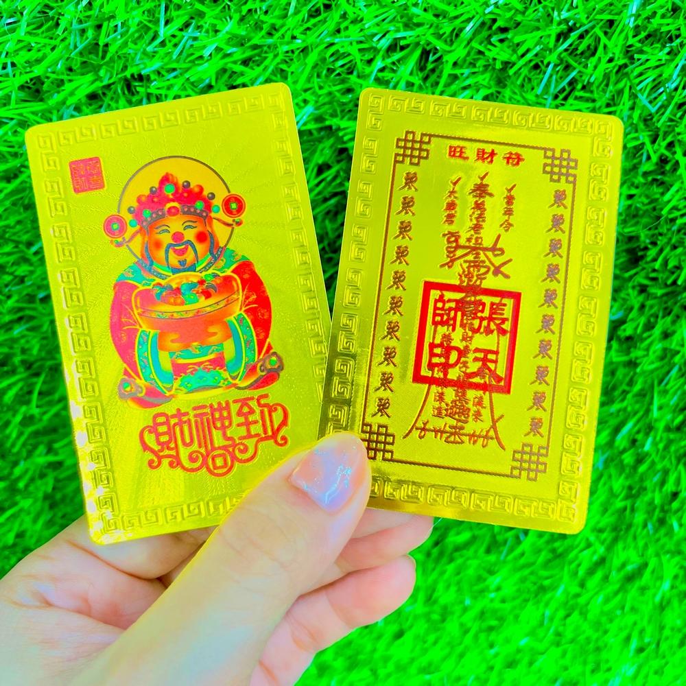 KIM BÀI THẦN TÀI KHAI LỘC bỏ bóp ví Thần Tài đến khai vận mở cung Tài Lộc