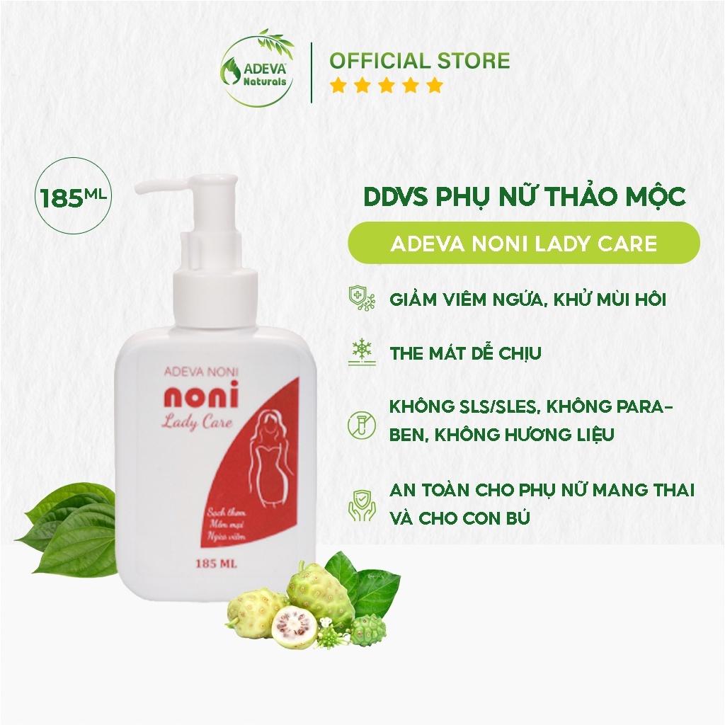 Dung Dịch Vệ Sinh Phụ Nữ ADEVA NONI LADY CARE Chiết Xuất Thảo Mộc Giảm Viêm Ngứa, Hiệu Quả - Dung Tích 185ML