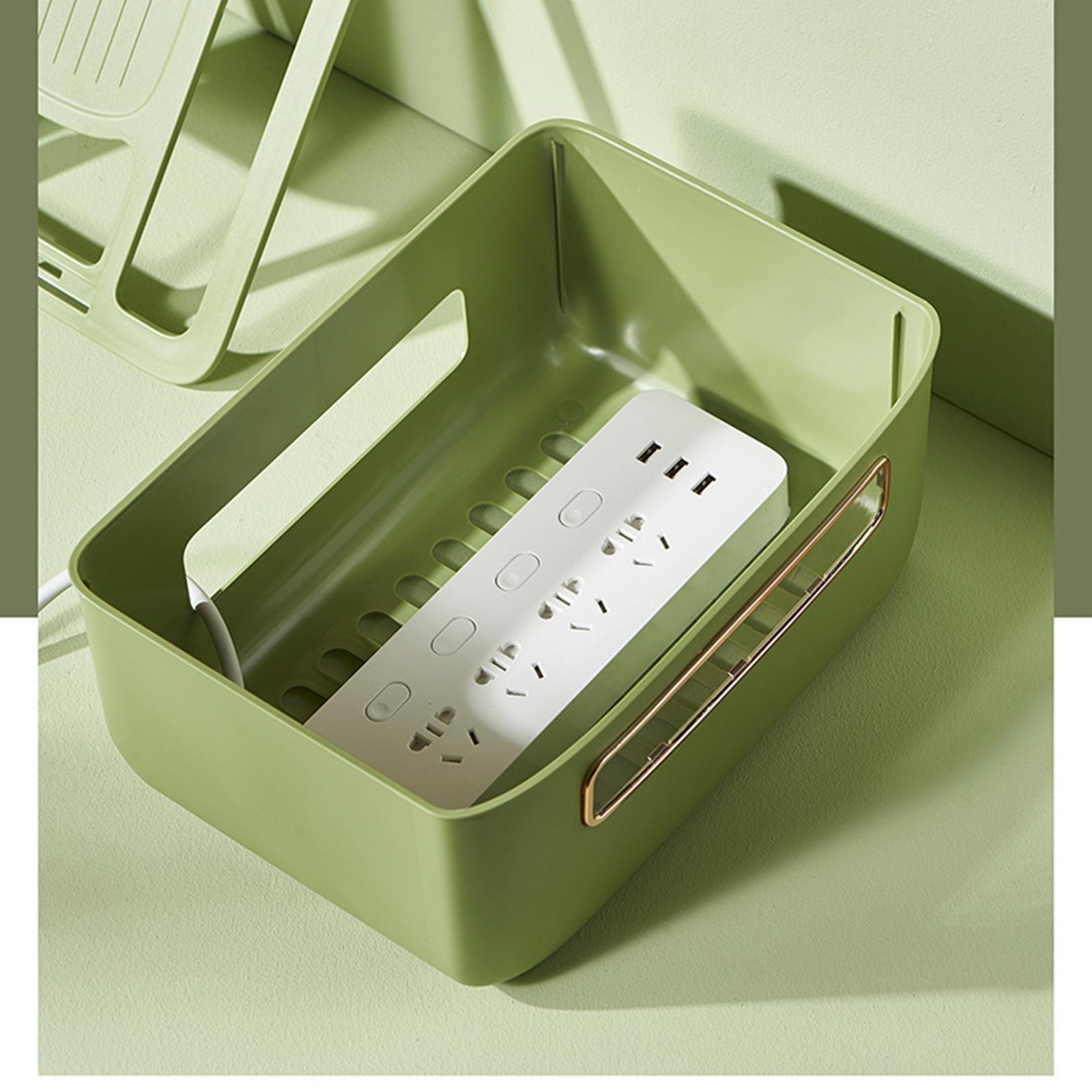 Router Storage Case Power Charger Organizer Decoration for TV Wires Home