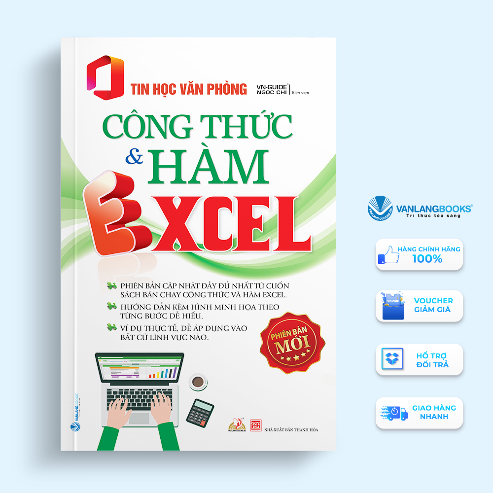 Tin Học Văn Phòng - Công Thức Và Hàm Excel - Tái Bản - Vanlangbooks