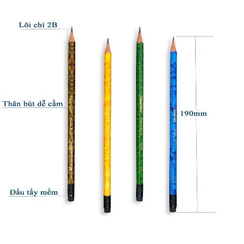 Bút chì gỗ có tẩy 2B Vintage Classmate - 1 chiếc - CL-PC302
