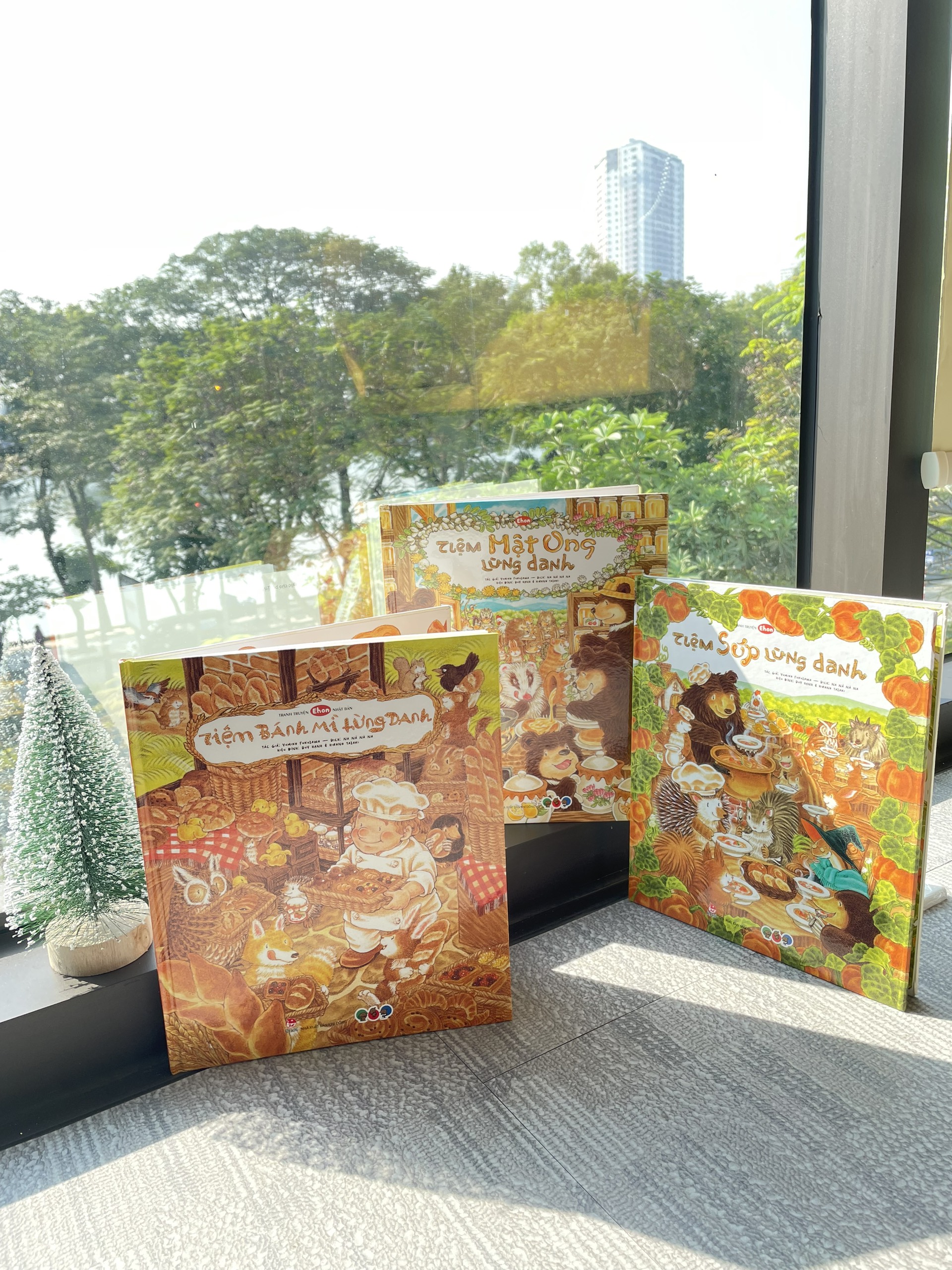 Sách Ehon Nhật Bản - Phát triển tư duy cho bé từ 3 tuổi - Combo cửa tiệm lừng danh