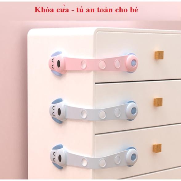 Khóa Chốt Cài An Toàn Tủ Lạnh Ngăn Kéo Cho Bé