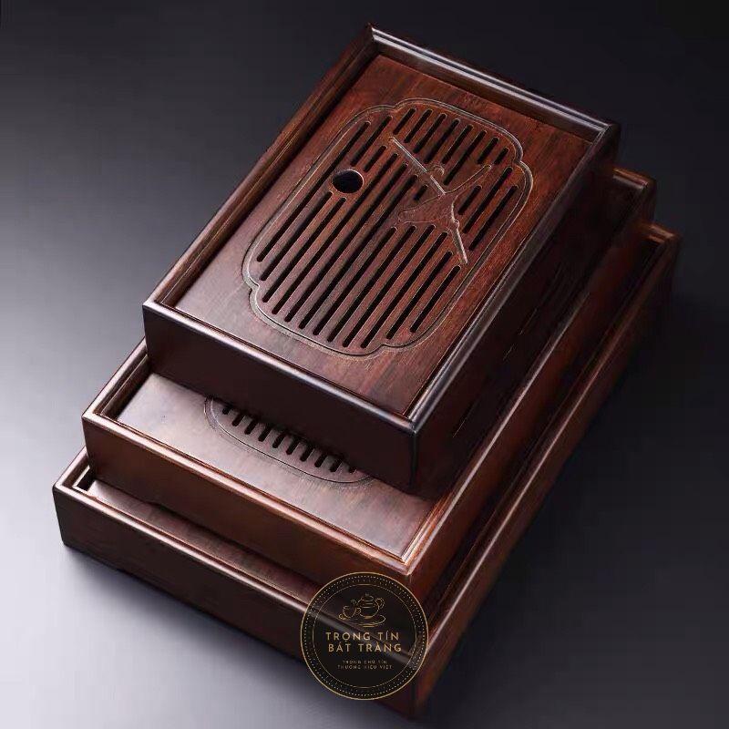 Khay Trà Tre Cao Cấp Chữ Nhật Lớn Kích Thước 42*25*3 KT 26