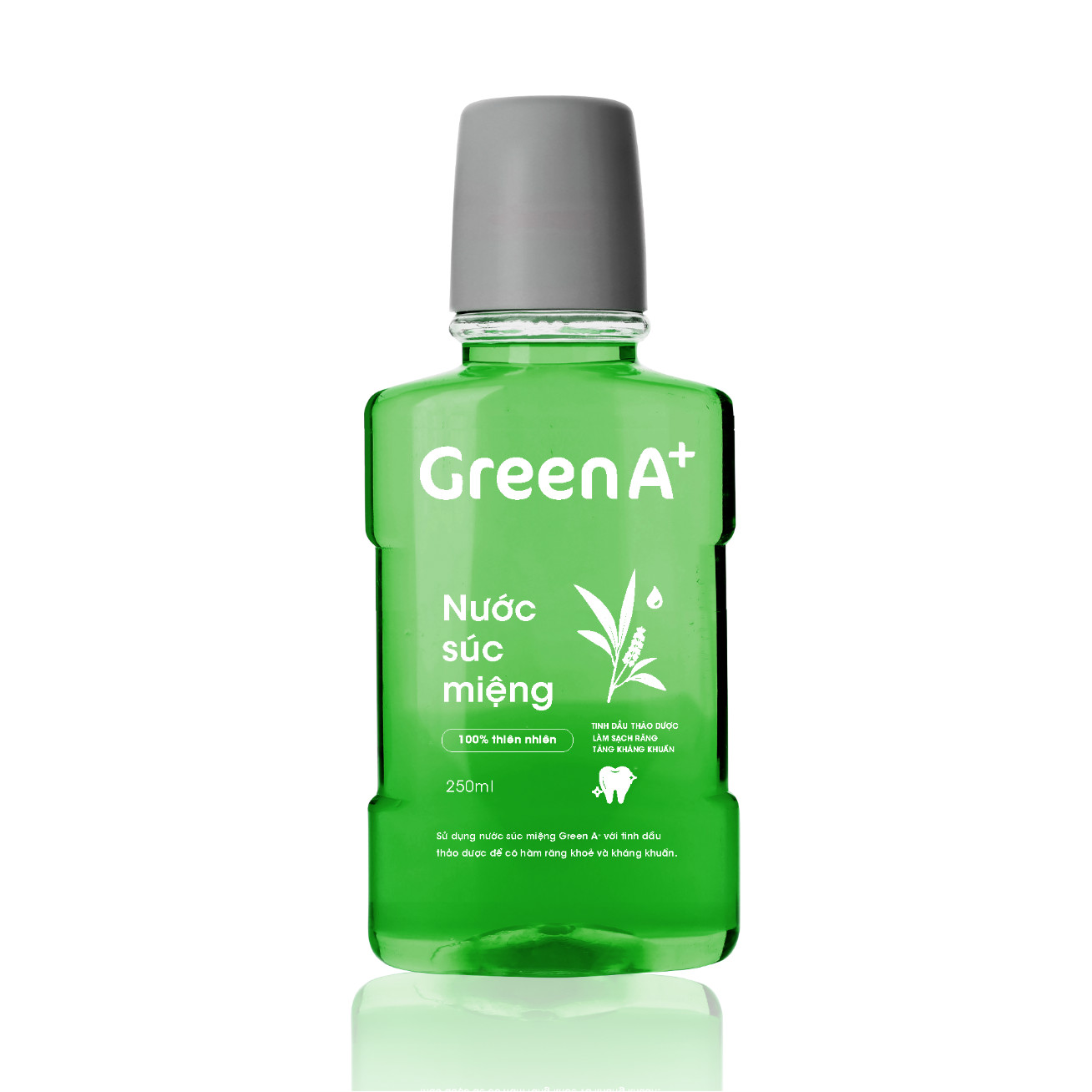 Nước súc miệng tinh dầu thảo dược GreenA+