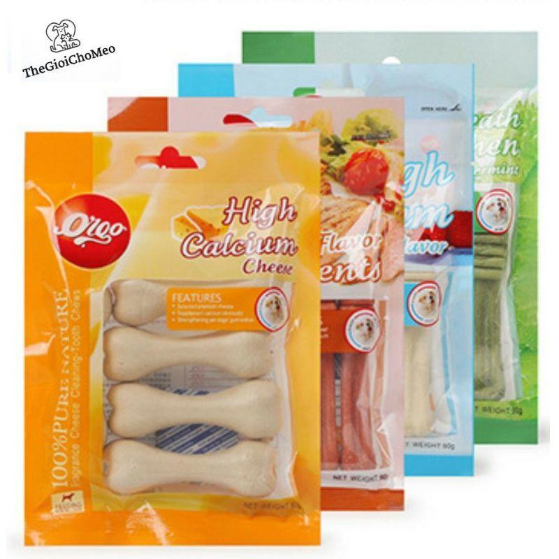 Xương orgo sạch răng thơm miệng bổ sung canxi cho chó mèo