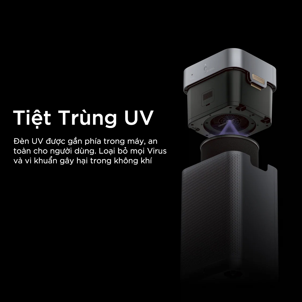 Tặng đèn Smartmi-Máy lọc không khí Xiaomi Smartmi Jya Fjord- Khử mùi khử khuẩn tia UV– Bản Quốc Tế - Hàng chính hãng