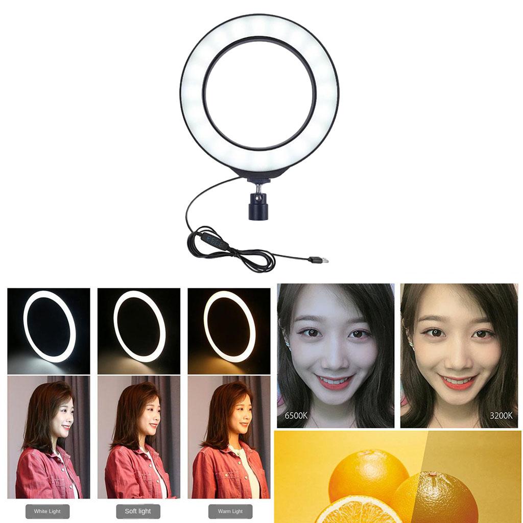 80 LED Selfie Ring Light Brightness Adjustable Photo Light