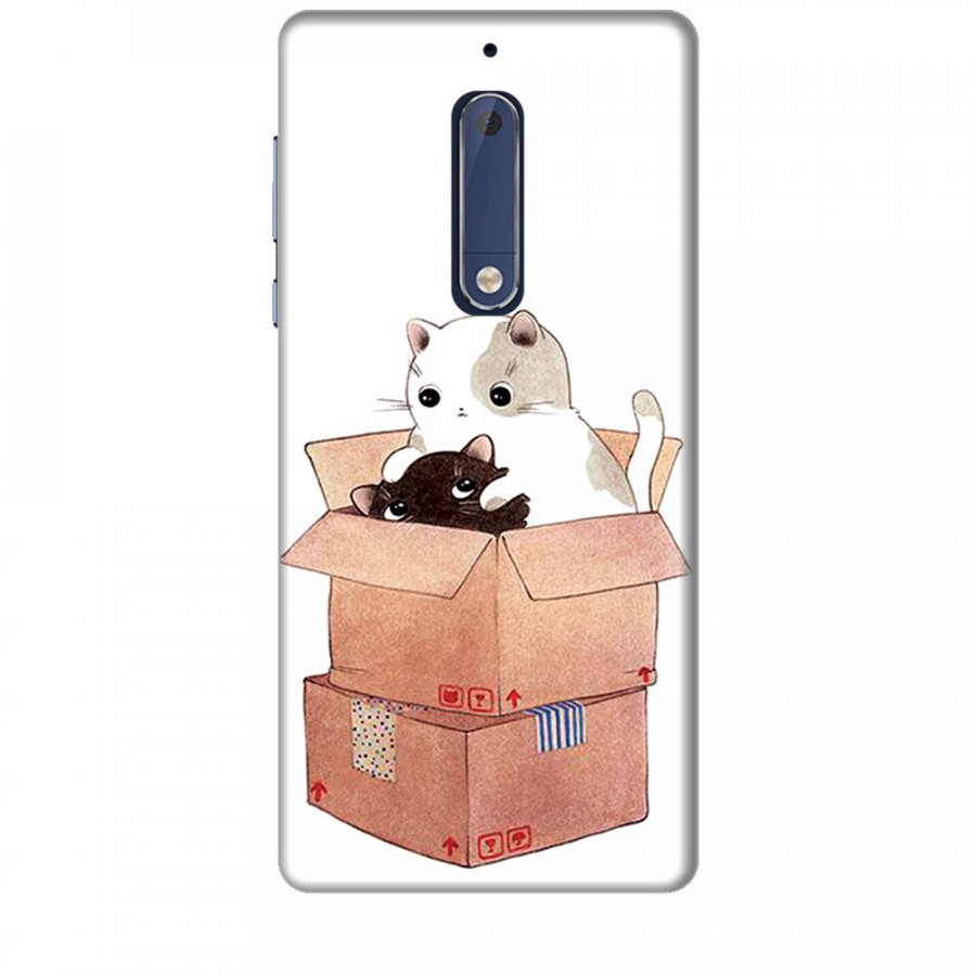 Ốp lưng dành cho điện thoại NOKIA 5 Mèo Con Dễ Thương