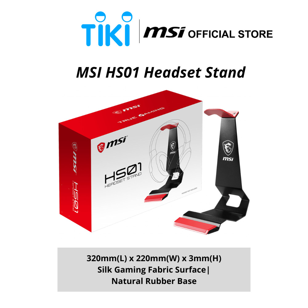 Giá đỡ tai nghe MSI HS01 Headset Stand - Hàng Chính Hãng