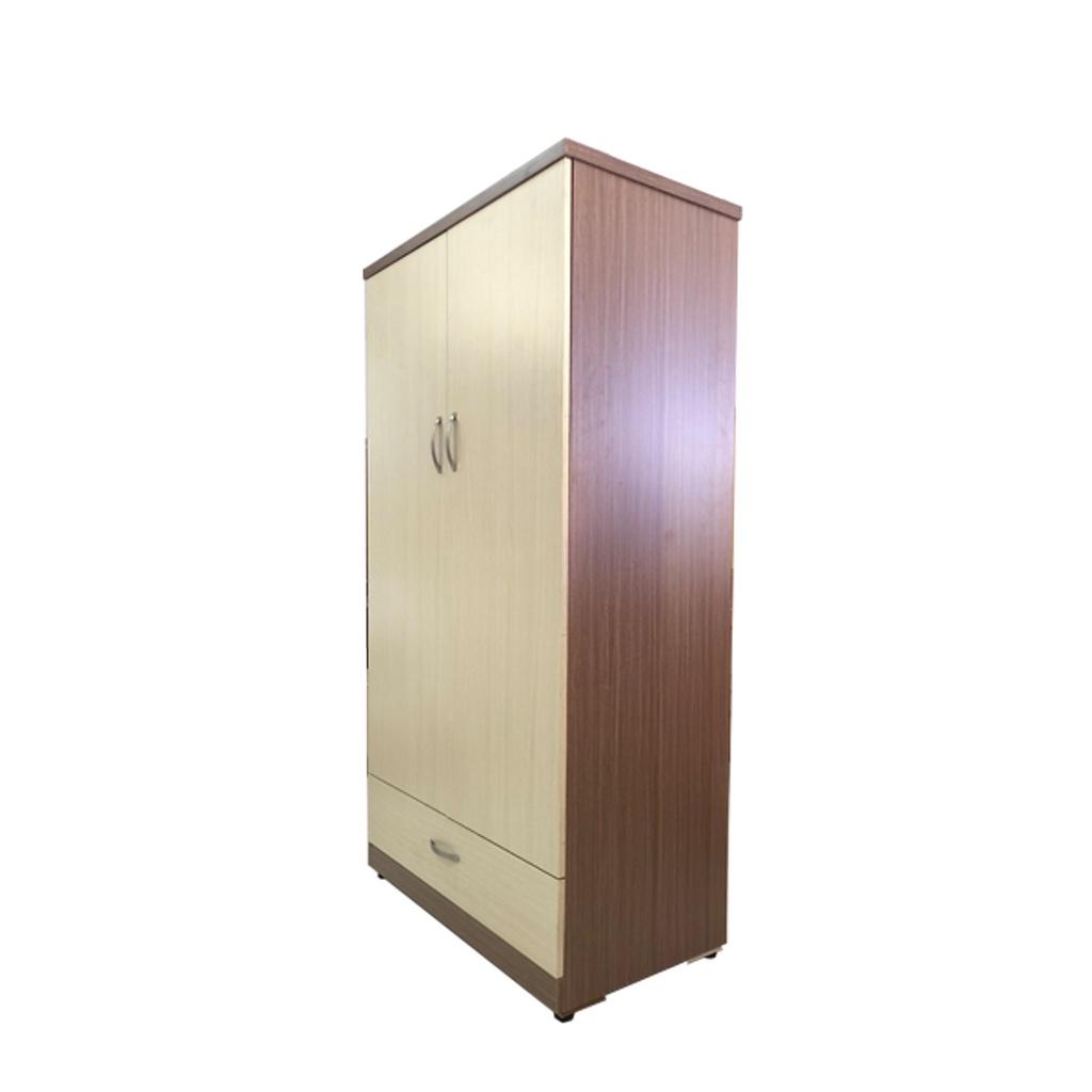 Tủ Áo 2 Cánh Gỗ Công Nghiệp MDF Melamine