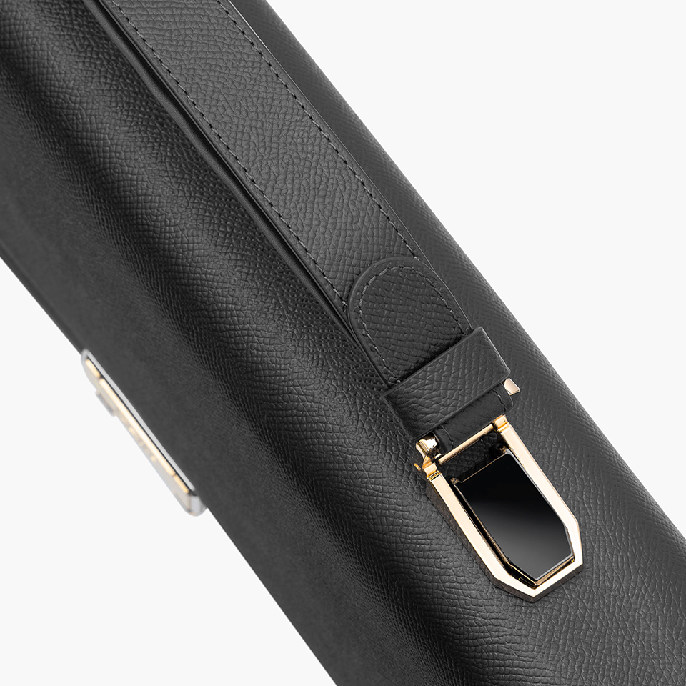 Cặp Xách Nam Công Sở Khóa Số Da Bò Vân Epsom CTS25