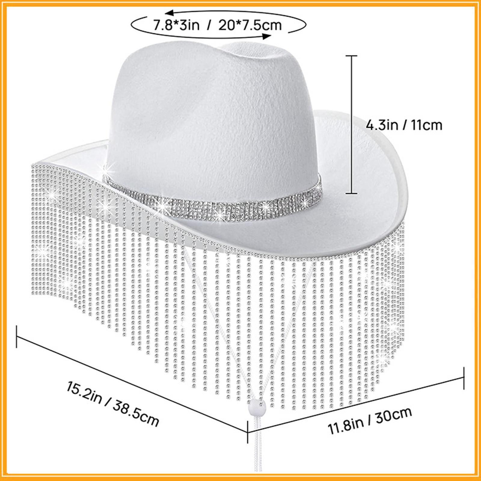 Cowboy Hat Women Cowgirl Hat Wide Brim Costume Accessories Fashion Comfortable Sunhat Summer Outdoor Hat for Travel Beach Festivals