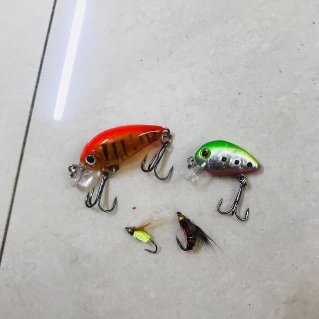 Combo 4 Mồi Lure Câu Rô Phi Cực Nhạy