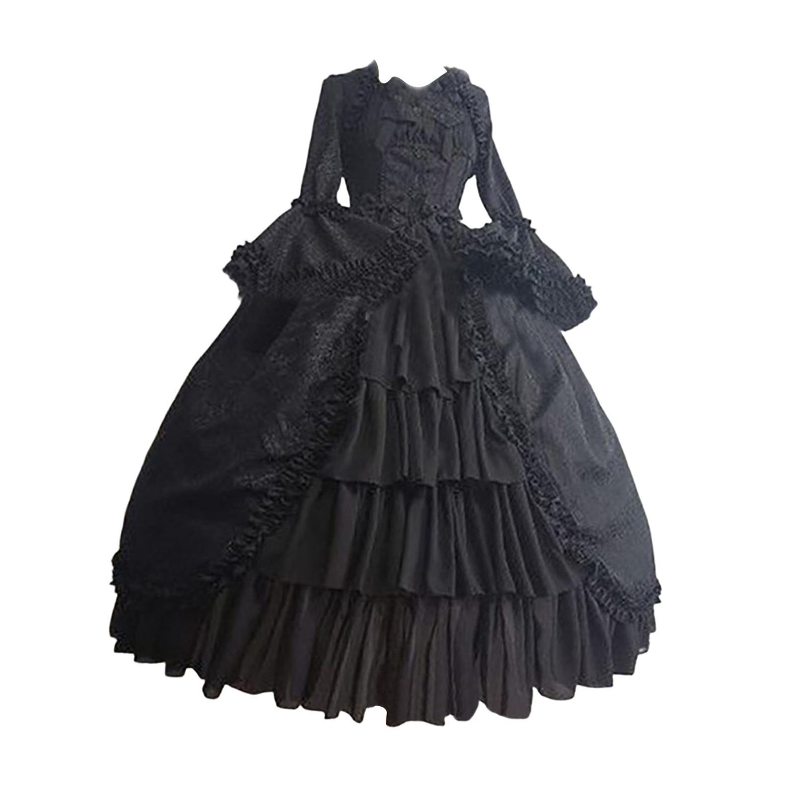 Lady Ball Dress Gothic Dress Halloween Costume Fancy Dress Costume for Masquerade Ball