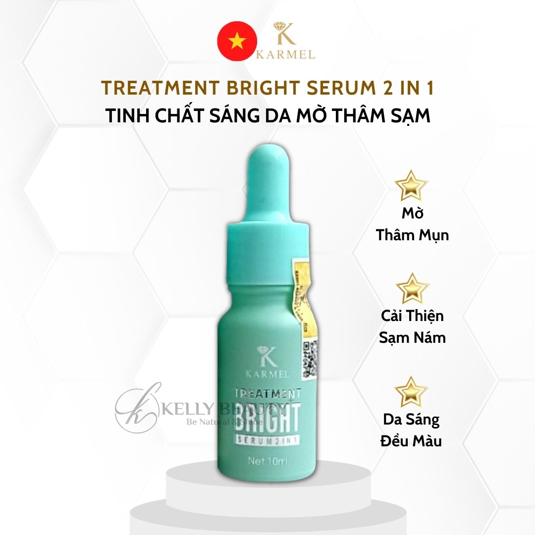 Karmel Treatment Bright Serum – Tinh Chất Mờ Thâm Sạm Nám, Da Sáng Đều Màu | Kelly Beauty
