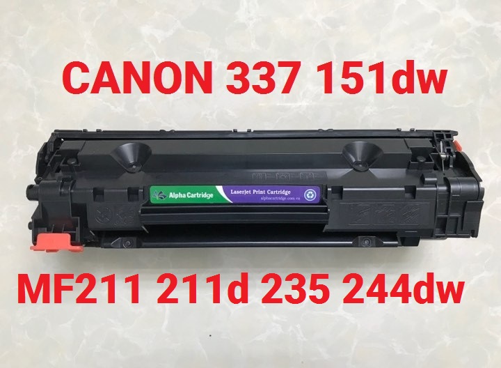 Hộp mực 337 dành cho Canon MF211, MF221D, MF215, MF241D LBP151dw MF 237W/ 247DW/ 211D/ MF212W/ MF221D/ MF241D/ MF215/ MF217W/ MF226DN/ MF229DW/ MF 236N/ MF244DW -83A CHO HP M125 125fw 125A M126 127 M127fw M201 Hàng chính hãng Alpha Cartridge