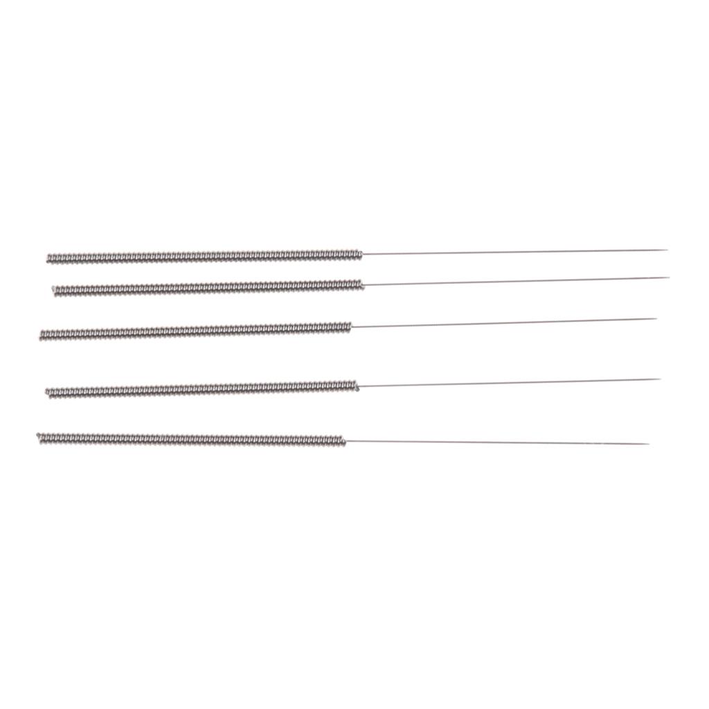 5Pcs Bendable 3D Printer Nozzle Cleaning Drill Needle 0.15/0.2/0.3/0.4mm