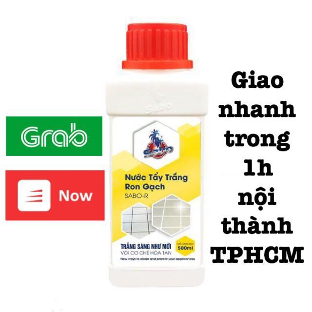 Nước tẩy trắng Ron gạch SABO-R, Tẩy trắng ron gạch ốp lát không làm mất màu men gạch