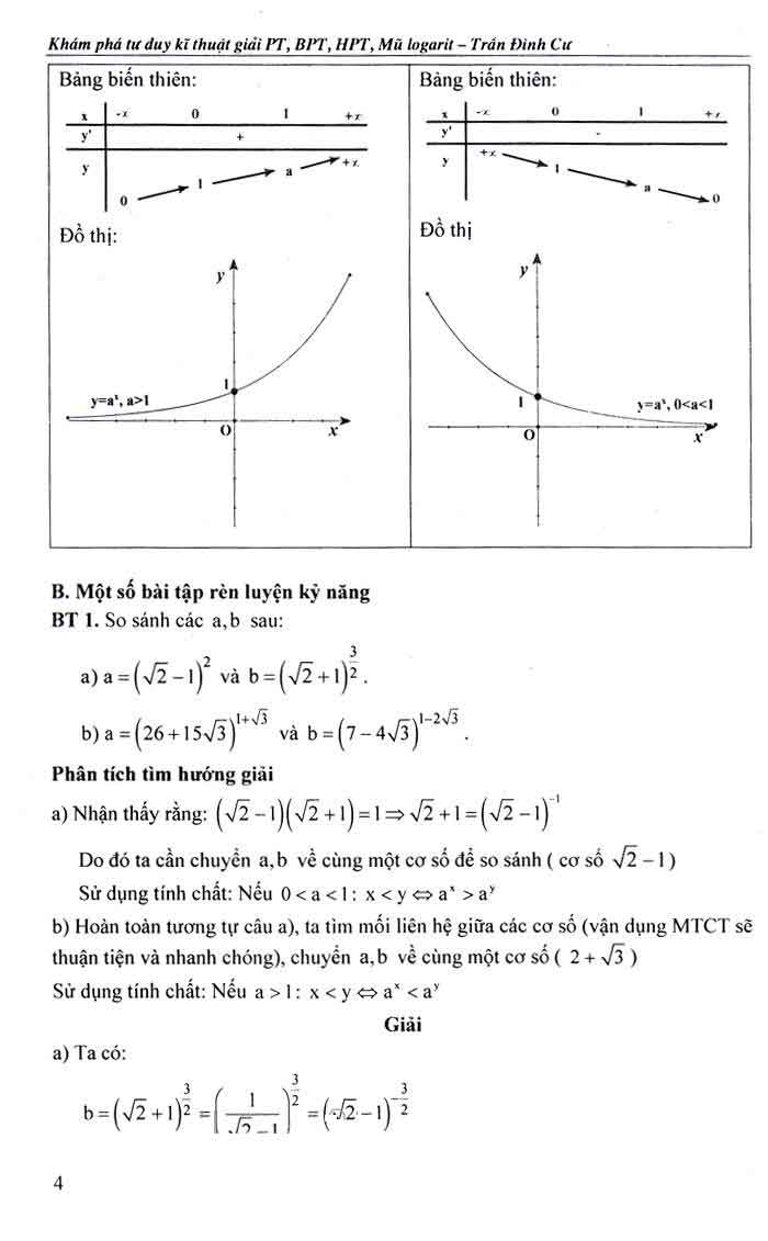 Khám Phá Tư Duy Giải Phương Trình, Bất Phương Trình, Hệ Phương Trình, Mũ Logarit - KV