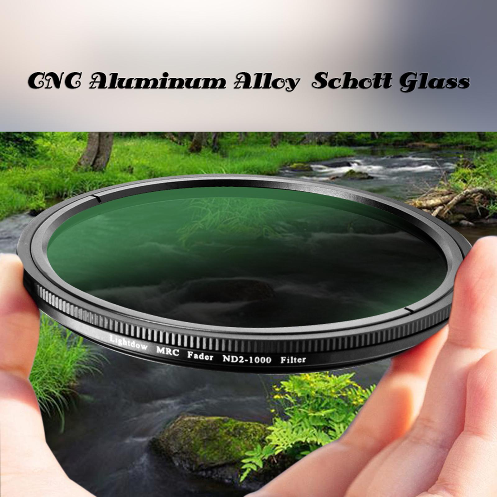 To ND1000 Filter for Camera Providing A Silky Smooth Effect 52mm
