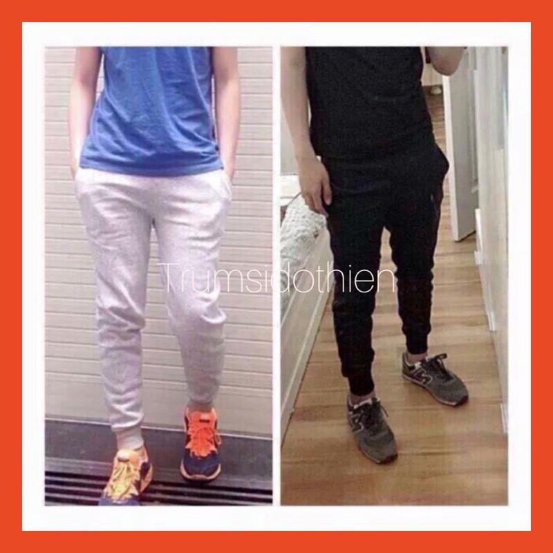 Quần jogger nỉ trơn siêu hot chất đẹp