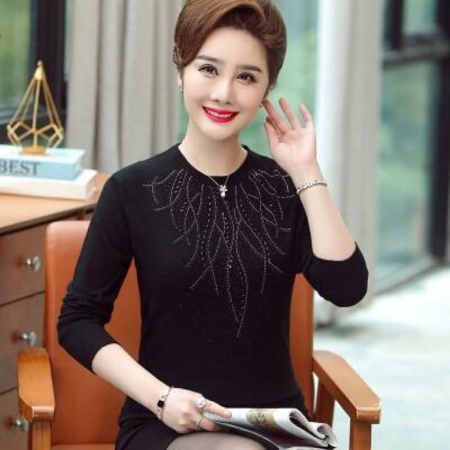 Áo len nữ trung niên thời trang kiểu dáng sang trọng NP687