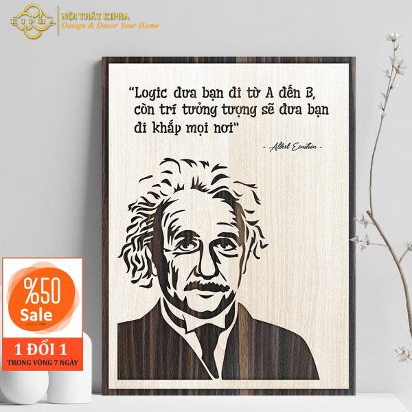 Tranh Gỗ treo tường Slogan câu nói hay truyền cảm hứng trong công việc Hot nhất của các Danh Nhân Thế Giới