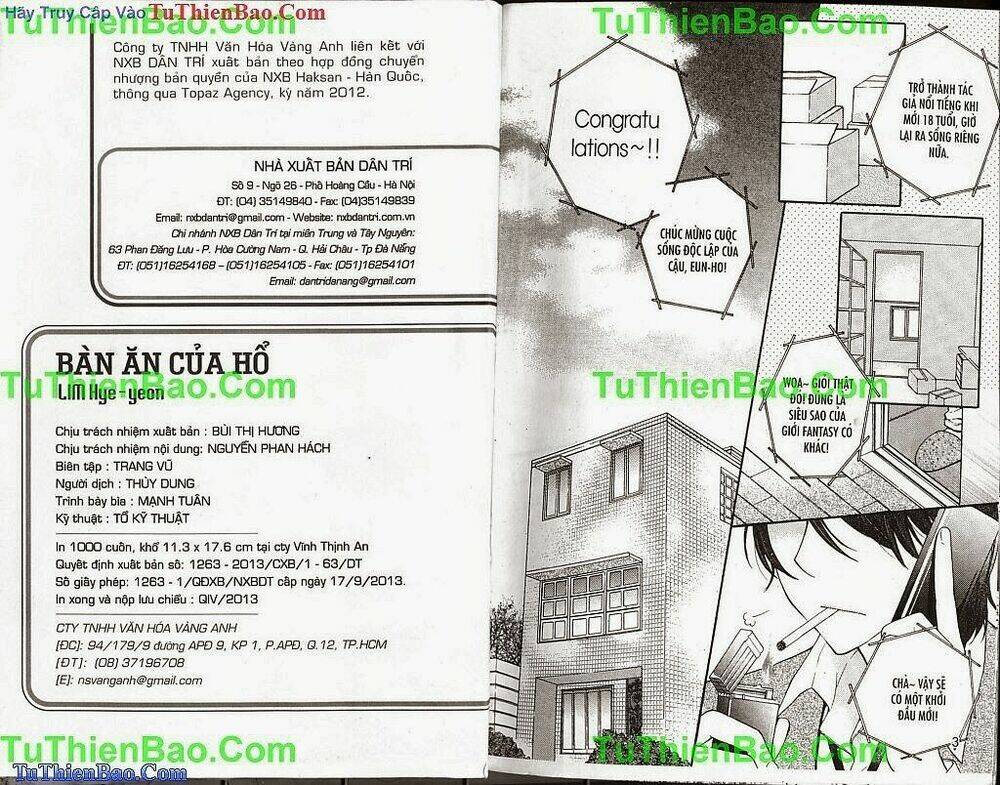 bàn ăn của hổ chapter 1 3