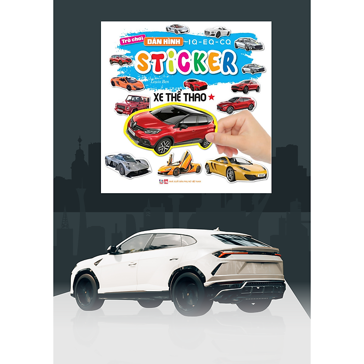 Sách Trò chơi dán hình IQ - EQ - CQ Sticker - ảnh 4