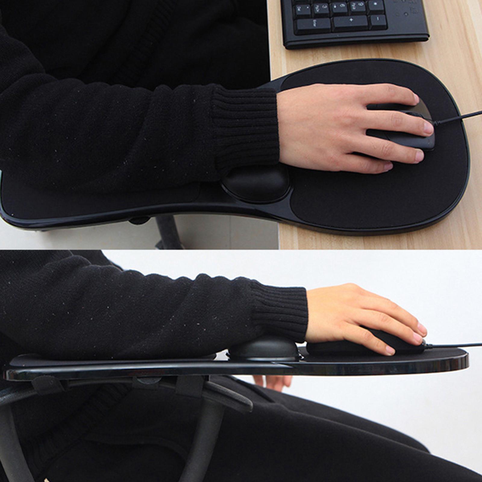 Home Office Computer Arm Rest Mouse Pad Wrist Support Armrest Platform Tray