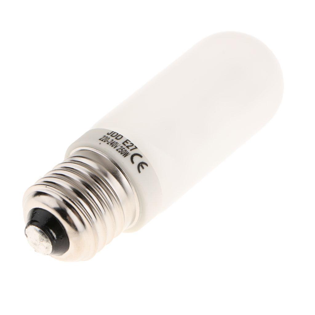 4X Modeling Lamp Tube E27 250w Studio Strobe Bulb Halogen Light Warm White