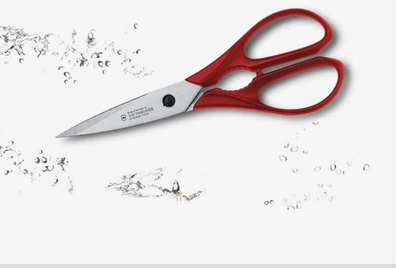 Kéo Làm Bếp Đa Năng Victorinox, Kéo Nhà Bếp Đa Dụng, Cắt Gà, Làm Cá, Thép Không Gỉ, Tay Cầm Chống Trượt, Nhập Thụy Sỹ
