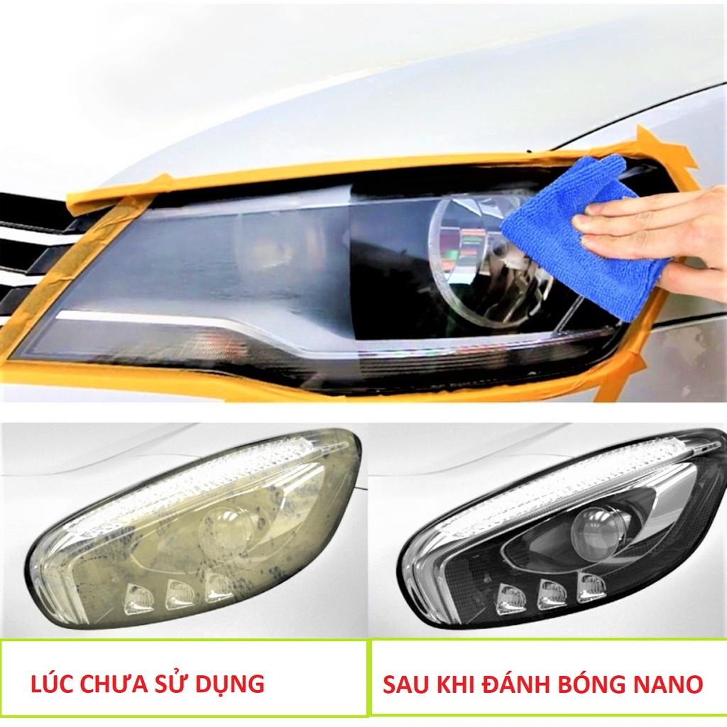 DUNG DỊCH NANO ĐÁNH BÓNG ĐÈN PHA Ô TÔ XE MÁY NHƯ MỚI