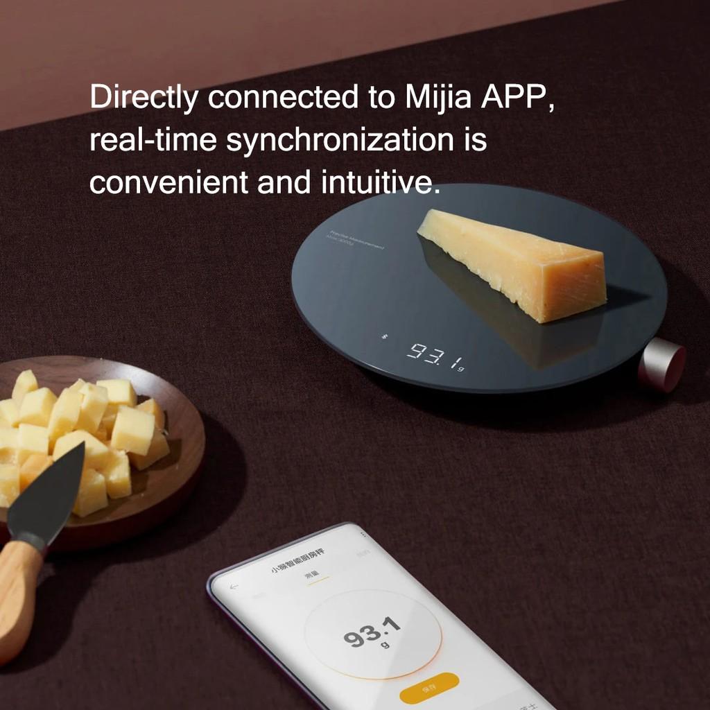 Cân Điện Tử Thông Minh Bluetooth HOTO Điều Khiển Qua APP Mijia Độ Chính Xác Cao 0.1g Phạm Vi Cân 1-3000g