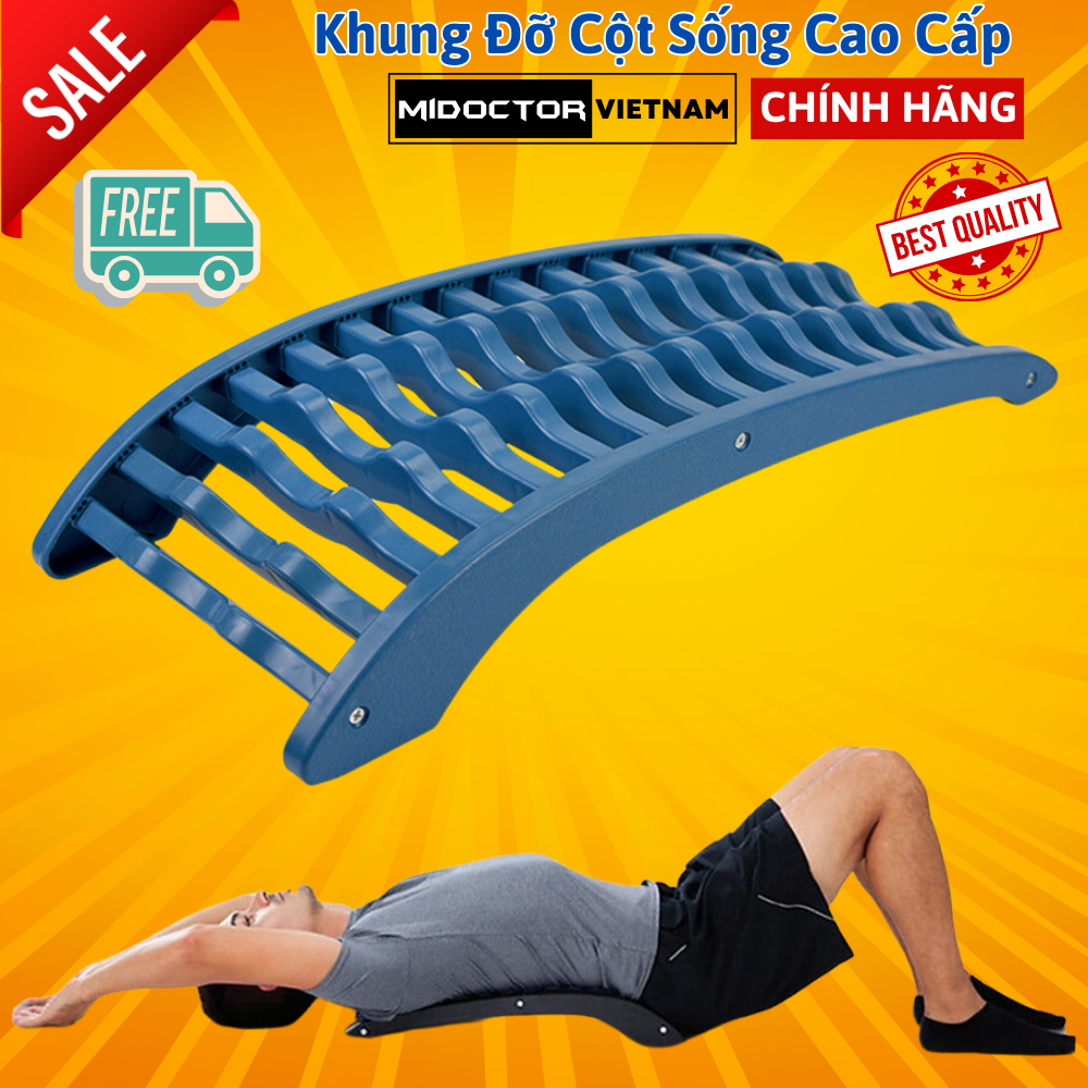 Khung Nắn Chỉnh Cột Sống, Định Hình Cột Sống, Trị Thoát Vị Đĩa Đệm, Đau Lưng, Dụng Cụ Hỗ Trợ Tập Lưng miDoctor