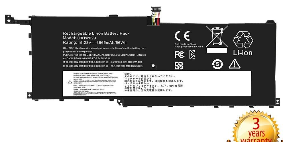 Pin dành cho Lenovo ThinkPad X1C 00HW028 00HW029 01AV473 01AV438 01AV458 01AV457