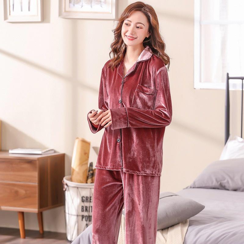 Bộ Đồ Mặc Nhà ️Đồ Ngủ Pijama Nhung Cao Cấp Siêu Mềm Mịn - ELSA